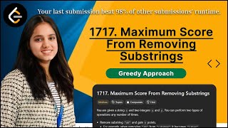 1717. Maximum Score From Removing Substrings || Greedy Approach || #leetcode #potd #coding #cpp