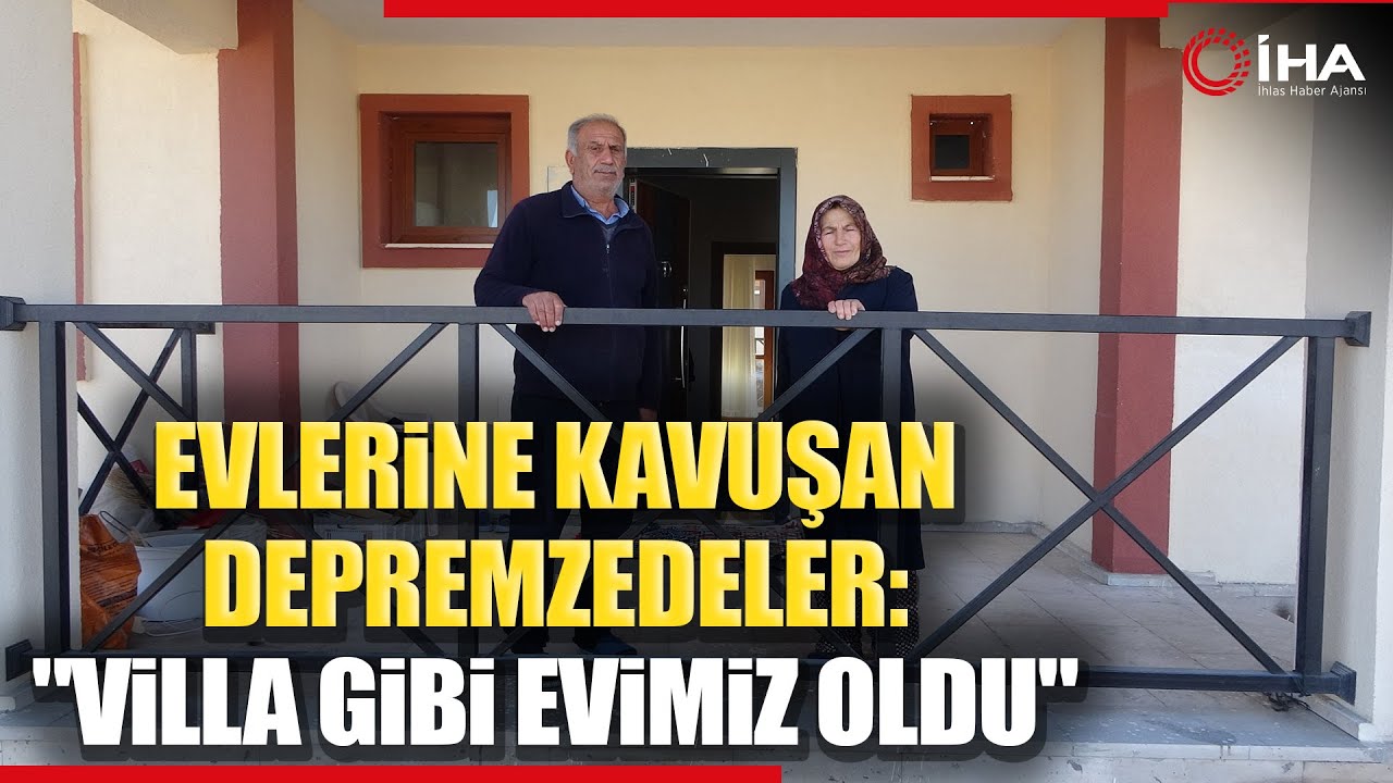 Malatya’da Depremzedeler Konutlarına Kavuşuyor