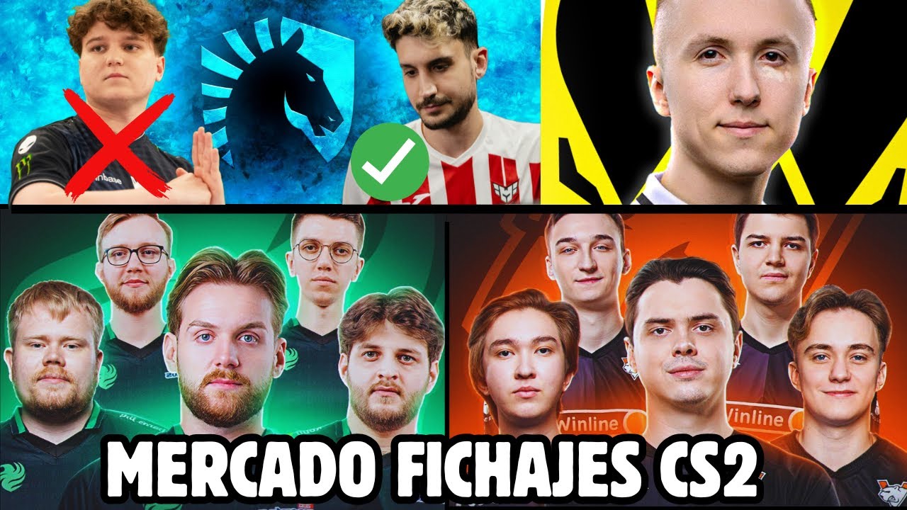 CAMBIOS EN TODOS LOS EQUIPOS DE CS2😲RESUMEN MERCADO DE FICHAJES 2025 ...