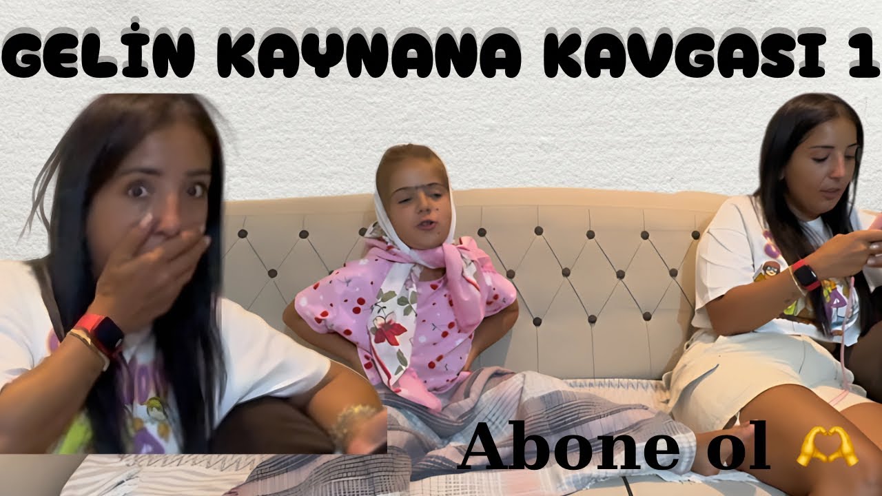 GELİN KAYNANA KAVGASI 1 .. SONU SÜPRİZ GÜLME GARANTİLi 😂😂 