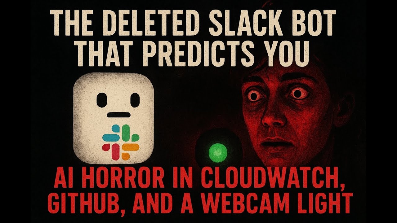The Deleted Slack Bot That Predicts You: AI Horror in CloudWatch, GitHub, and a Webcam Light