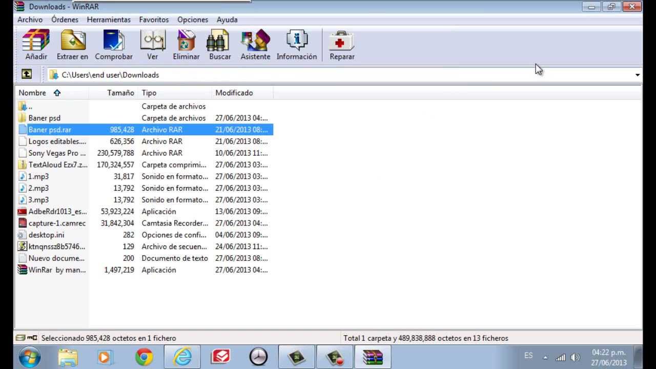 winrar portable descargar