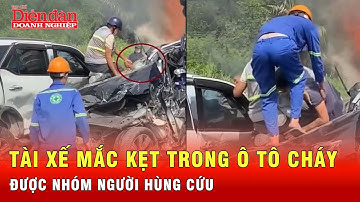 Nhóm người hùng cứu tài xế mắc kẹt trong ô tô bốc cháy trên cầu Phú Mỹ | Tin tức 24h