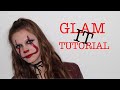 GLAM IT CLOWN TUTORIAL | PENNYWISE