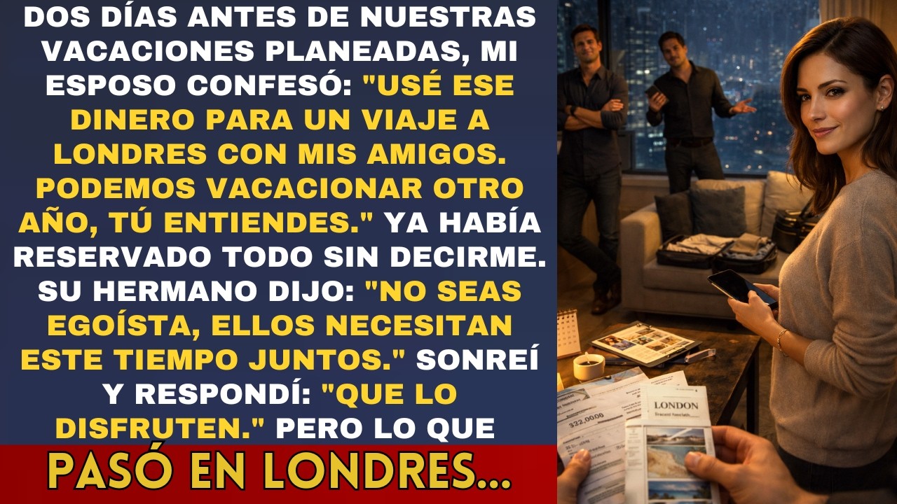 Mi Esposo Usó el Dinero de Nuestras Vacaciones para un Viaje con Sus Amigos No Esperaba