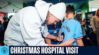 City players spread Christmas joy! | Royal Manchester Children's Hospital visit