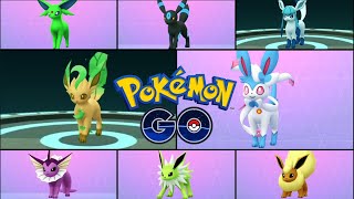 Pokémon Go - Shiny Eevee e evoluções