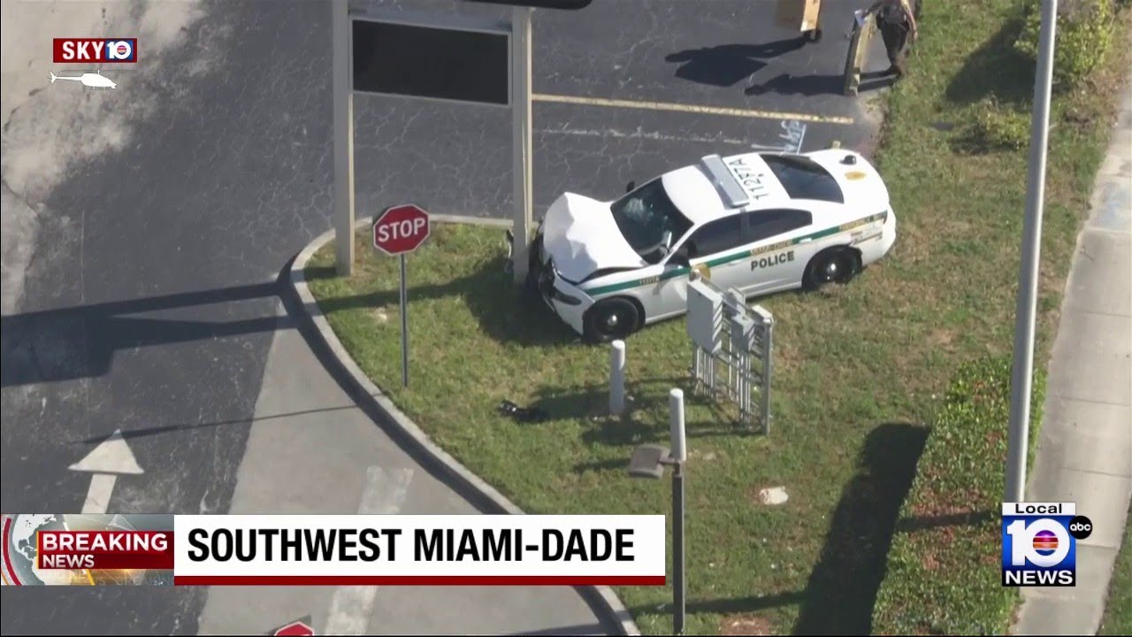 Deputy injured after cruiser was struck by vehicle in southwest Miami ...