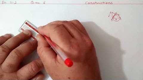 Chapter:11 Ex.11.2 (Q.6) Constructions | Ncert Maths Class 10 | Cbse.