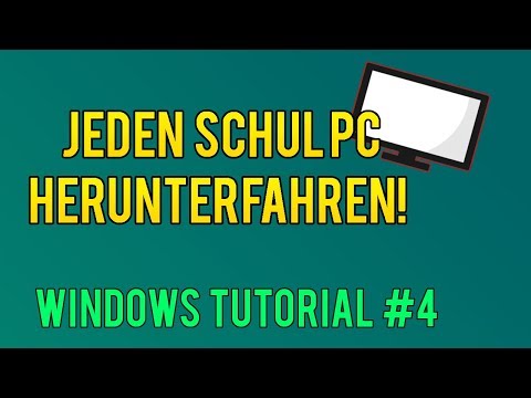 Video: So Programmieren Sie Ein Herunterfahren Des Computers