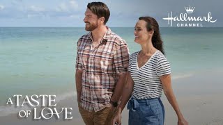 Two Old Flames Heat Up in Kitchen in Hallmark Channel s A Taste of Love Erin Cahill Jesse Cove