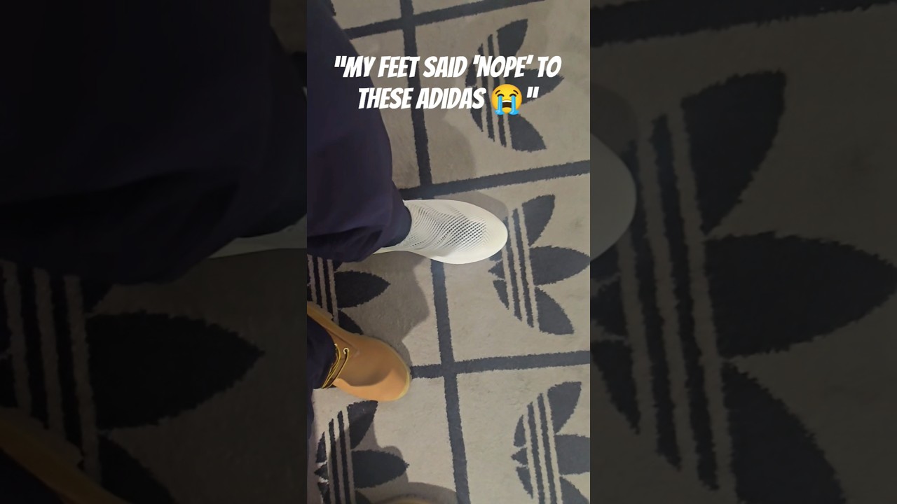 “My Feet Said ‘NOPE’ The Adidas Climacool aint so 🥶 