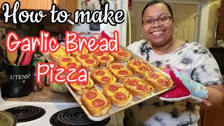 How to make Garlic Bread Pizza | Easy and Delicious