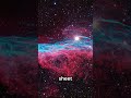 The Witch’s Broom Nebula: Cosmic Fireworks sweeping across the sky #space #shorts #nebula
