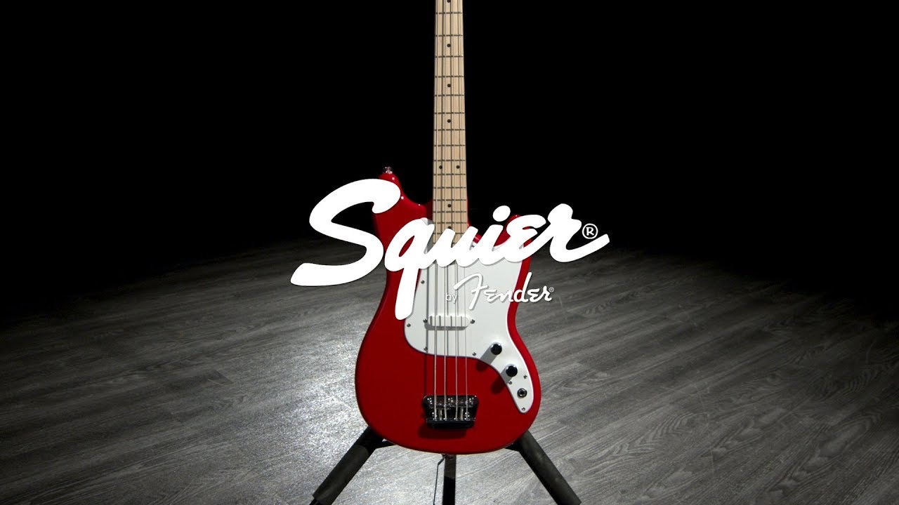 Squier by Fender Affinity Bronco Bass, Torino Red | Gear4music