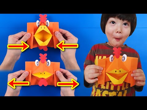Creative Easter Idea || DIY Easter idea | Chicken Origami | Easter gift idea | Origami movable lips