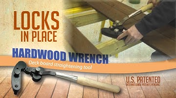 Hardwood Wrench Deck Board Straightening Tool