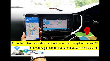 GPS Maps search for Unsaved locations in Car Navigation Systems Baleno || New Dzire || Ciaz ||Ignis
