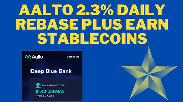 AALTO PROTOCOL EARN STABLECOINS AND AALTO REBASE AT 2 3% DAILY ROI