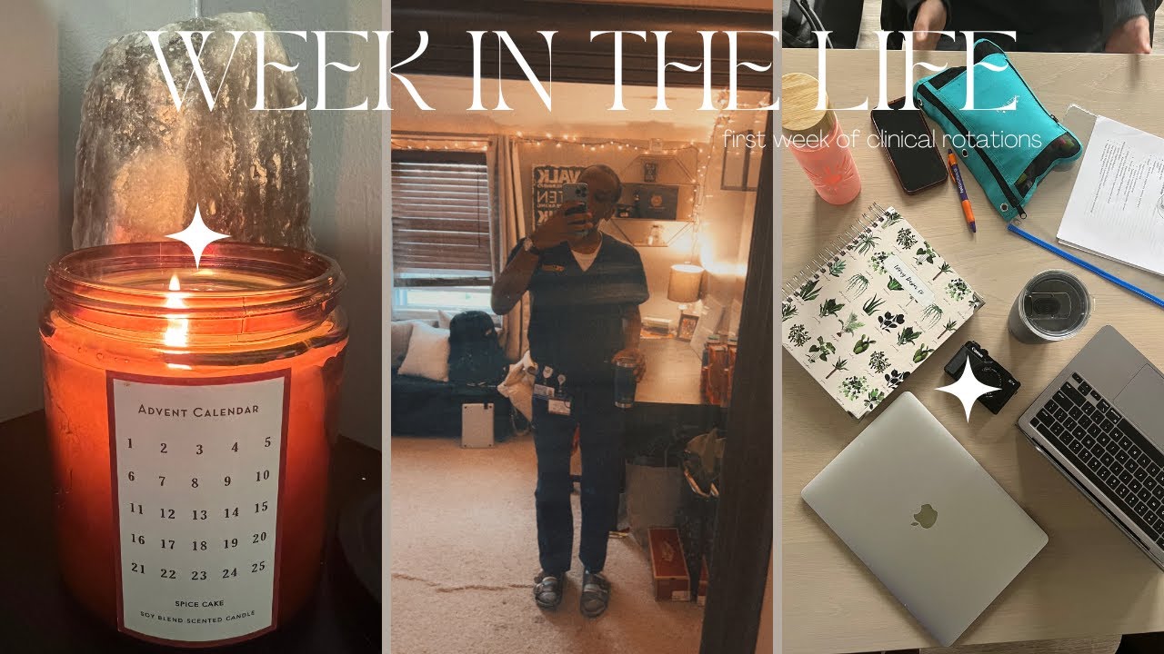 WEEK IN THE LIFE AS A NURSING STUDENT | First week of clinical ...