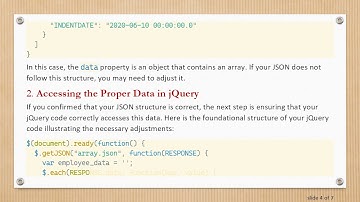 Displaying JSON Data in a Table using jQuery