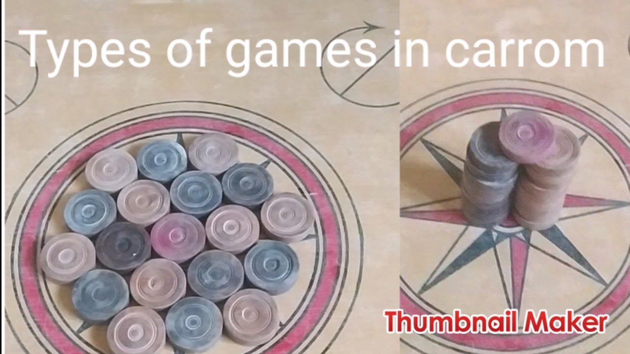 Types of carrom games explanation carrom YouTube