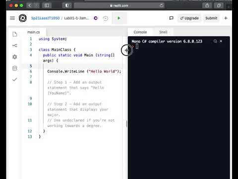 Replit - Join the Class Team and Fork Your First Lab