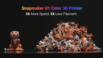 Snapmaker U1: Save 80% Filament than Others