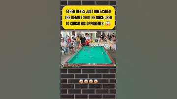 Efren Unleashed a deadly shot he once use before ! #billiards #efrenreyes