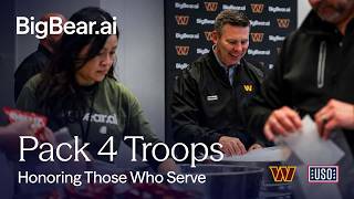 BigBear.ai Partners with the USO & Washington Commanders for “Pack 4 Troops”