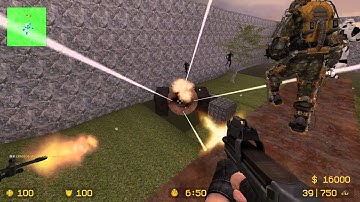 Counter-Strike: Source Zombie Escape Gameplay 30 seconds