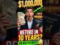 🚨 Not Saving Enough? How Much to Invest Every Month to Retire in 10 Years?💰 #usashorts #money