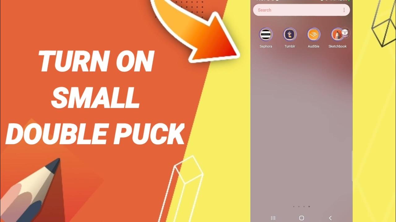How To Turn On Small Double Puck On Sketchbook App YouTube