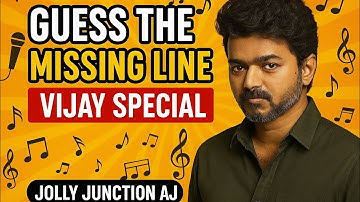 Connection game/ Guess the missing line/ Find the missing line/ Tamil song quiz/ Vijay special