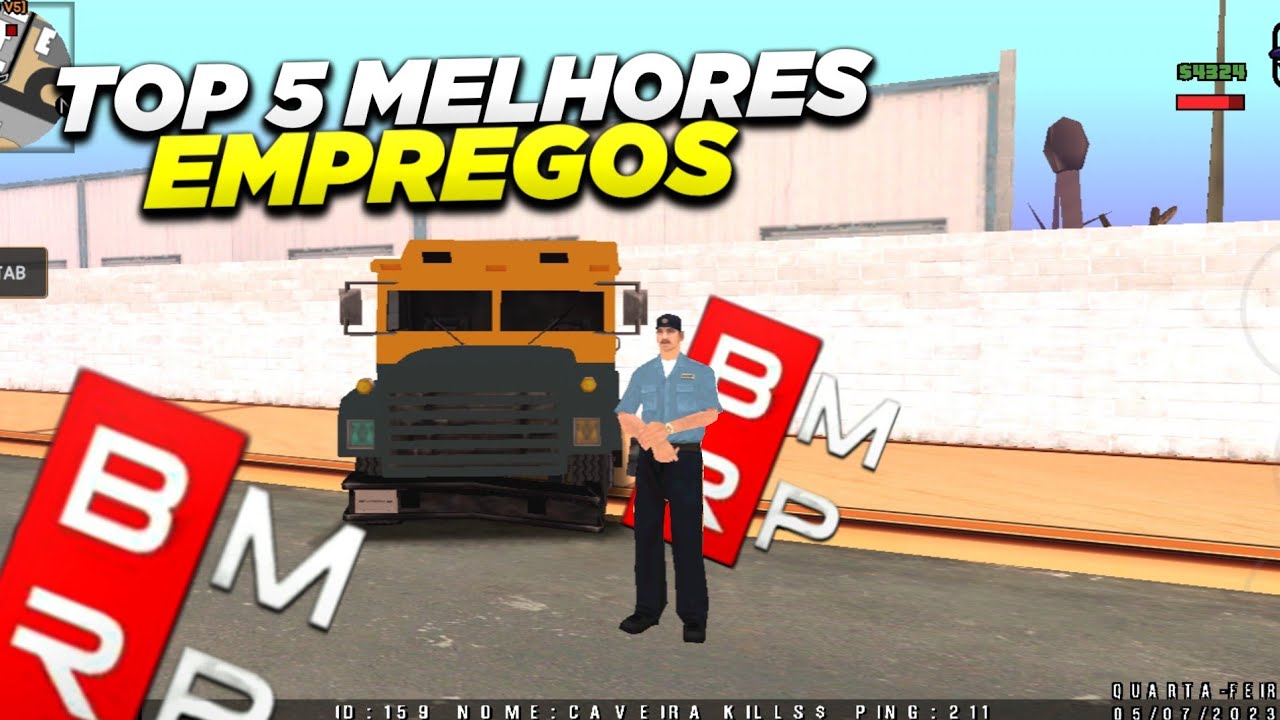TOP 5 MELHORES EMPREGOS NO BMRP 😍 - YouTube
