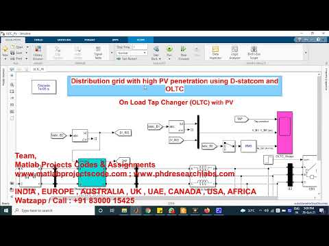 Distribution grid with high PV penetration using D-statcom and OLTC