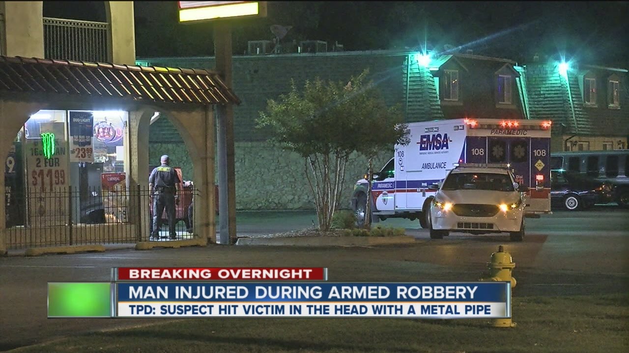 Man injured during armed robbery in midtown Tulsa - YouTube