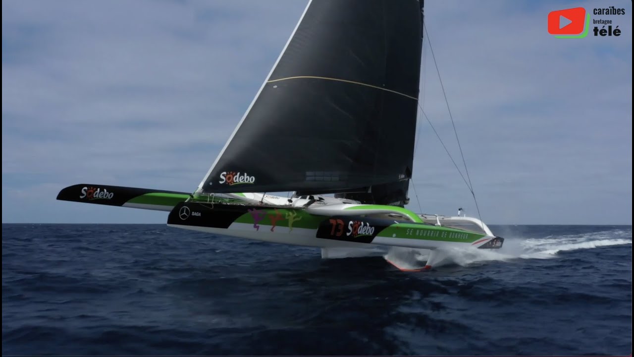 TRANSAT 2021 | ⛵ Voile Sodebo Ultim 3 | Caraïbes Bretagne Télé