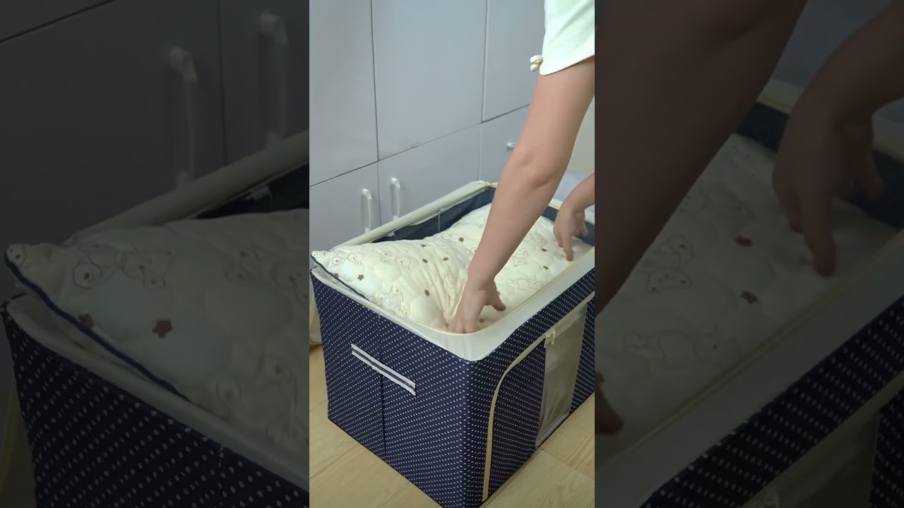 Этот ящик для хранения тканей меняет правила игры в шкафу.