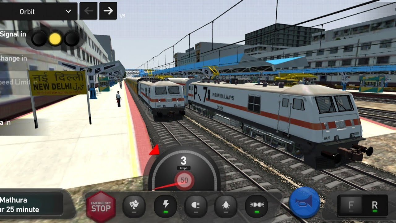 राजधानी सुपरफास्ट एक्सप्रेस Parallel Racies #train #indianrailways #expresstrain 