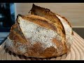 Pain au levain simple  raliser aux crales  simple sourdough bread with cereals