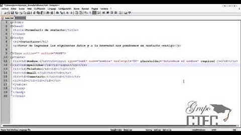 Enviar formulario de contacto - Parte I