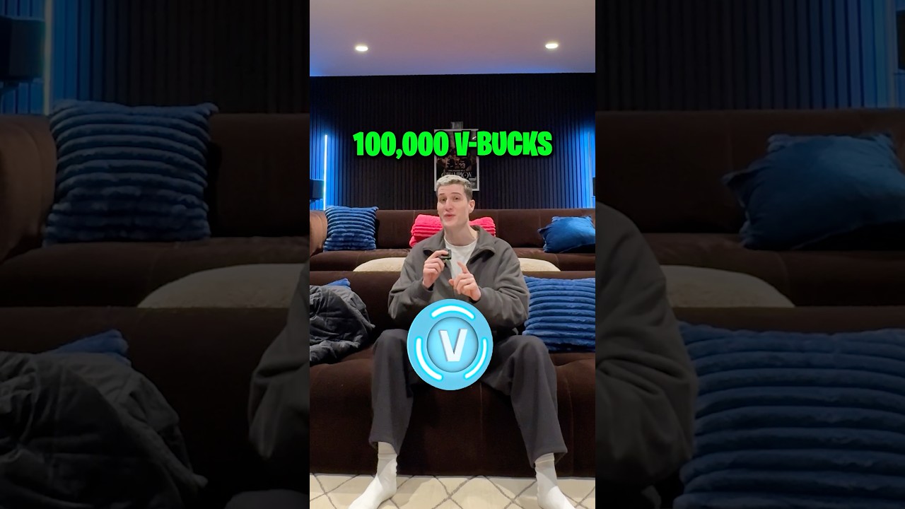 I Hid 100,000 VBUCKS at the PWR House 🧐