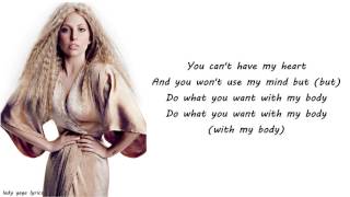 Lady Gaga &amp; R. Kelly - Do What U Want Lyrics