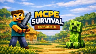 Minecraft pocket edition episode 4 (starter base)