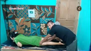 Full body massage Young mothers aim to relieve tired bodies