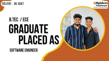 Student Placement Story as Content SOFTWARE ENGINEER | QSpiders | Rajajinagar