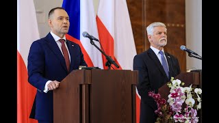 Download Lagu Praga. Spotkanie Prezydentów Polski i Czech z przedstawicielami mediów MP3