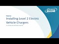 Installing Level 2 Electric Vehicle Chargers