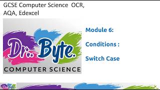 Celebrity GCSE Computer Science Programming | SWITCH / CASE Conditions in Pseudocode (OCR J277 / AQA 8525) Profile